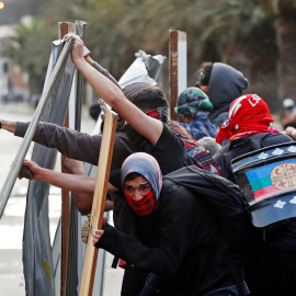 Protestas contra el Gobierno en Concepción, Chile. REUTERS