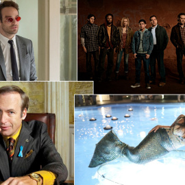 Combo de algunas de las series que se estrenan en 2015.