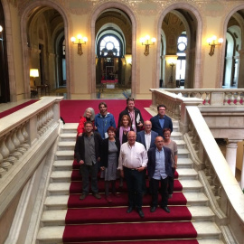 Los 11 diputados de Catalunya sí que es pot en el Parlament