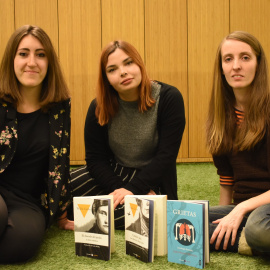 Las editoras Gema Nieto, María Sánchez y Nahiara Burgos