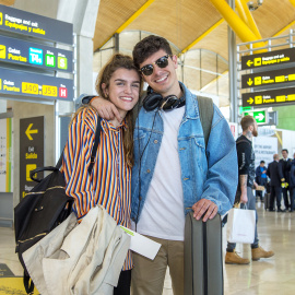 Amaia y Alfred antes de partir a Lisboa. /RTVE