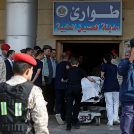 06/11/2019 - Trasladan a un turista herido al hospital tras ser apuñalado en las ruinas de Jerash. / REUTERS - MUHAMMAD HAMED