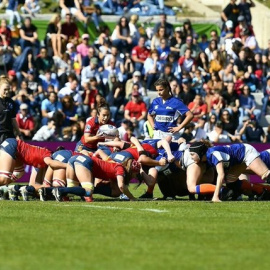 La selección nacional de rugby, durante la final. EUROPA PRESS