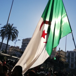 Manifestación contra Buteflika en la Plaza 1 de noviembre de Orán, Argelia. /J. S. J.