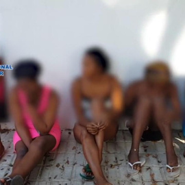 Imagen de las mujeres rescatadas a las que se obligaba a prostutuirse en Ibiza.