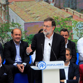 Mariano Rajoy, en Jerez de la Frontera. / EFE