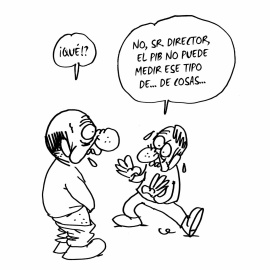 Ilustración de Charb (Stéphane Charbonnier) incluida en el libro 'El capitalismo en 10 lecciones', de Michel Husson (Librería Viento Sur/La Oveja Roja).