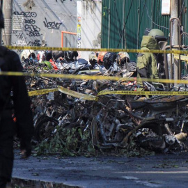 Atentado contra una iglesia de Surabaya, en Indonesia. / EFE