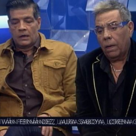 Los Chunguitos, en un plató de Telecinco.