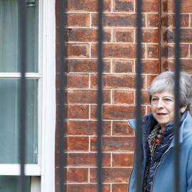 May, este lunes en Downing Street. REUTERS/Henry Nicholls
