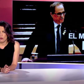 Elena Parreño en el informativo 'Público al Día' del 14 de mayo de 2018.