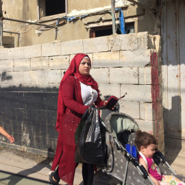 Campo de Nahar al Bared, en el norte de Líbano, donde hoy residen unos 15.000 palestinos. /ANDREA OLEA