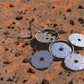 El aterrizador Beagle-2, perdido en Marte en 2003. E.P.