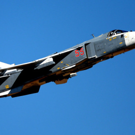 Caza-bombardeo de la fuerza Aeroespacial rusa. Sputnik/Mikhail Voskresensky