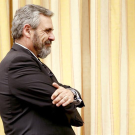 El exjefe de la Oficina Antifrau de Catalunya Daniel de Alfonso  antes de comparecer en la comisión de investigación del Congreso al exministro del Interior Jorge Fernández Díaz. EFE/Mariscal