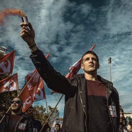 Manifestación en Barcelona contra la Ley Aragonès Matthias Oesterle/ZUMA Wire/