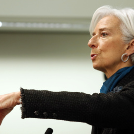La directora gerente del FMI, Christine Lagarde. REUTERS