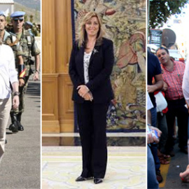 Carme Chacón, Susana Díaz y Soraya Sáenz de Santamaría.