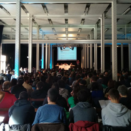 Sessió de debat del Congrés d'Habitatge de Catalunya. @InquilinatoMad