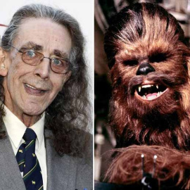 El actor Peter Mayhew,  que da vida a Chewbacca, uno de los personajes de Star Wars. E.P.