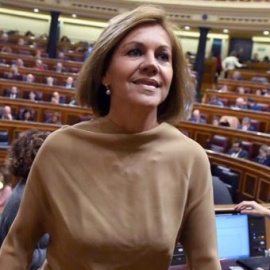 María Dolores de Cospedal en el Congreso. /EFE