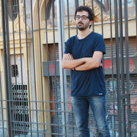 Nicola Tanno, portavoz de Stop Bales de Goma./ M.F.