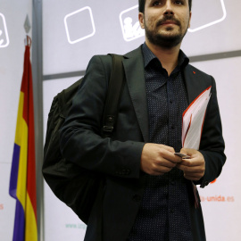 El candidato de IU a la presidencia del Gobierno, Alberto Garzón, en una imagen de archivo.-EFE/Sergio Barrenechea