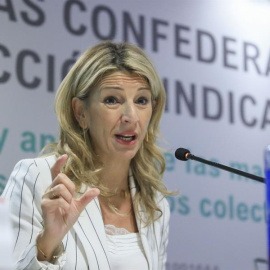 Yolanda Díaz, este viernes 13 de enero de 2023. EFE/ Fernando Alvarado