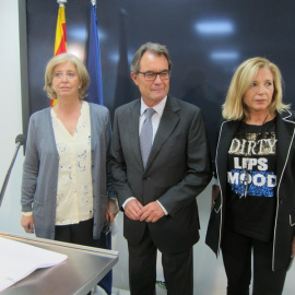 Artur Mas, Joana Ortega, Francesc Homs e Irene Rigau. EUROPA PRESS