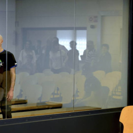 El histórico cabecilla de ETA Santiago Arróspide Sarasola, alias 'Santi Potros', durante el juicio. EFE