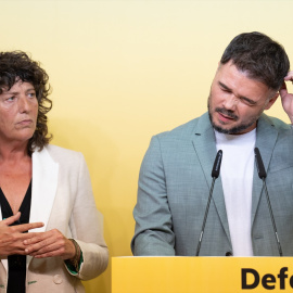 ERC presenta la imagen y el lema de la campaña para el 23J. -DAVID ZORRAKINO / Europa Press