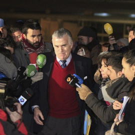 Luis Bárcenas, a su salida de Soto del Real. EFE