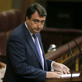 El portavoz del PNV, Aitor Esteban, en el Congreso. EFE/Archivo