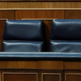 El ministro de Hacienda y Función Pública, Cristóbal Montoro,  en el Congreso de los Diputados durante el debate de los Presupuestos Generales del Estado para 2018. EFE/ Fernando Alvarado