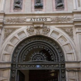  Entrada del ateneo de Madrid. Imagen: Ayuntamiento de Madrid.