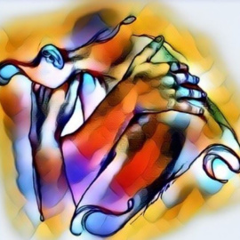  Detalle de portada del Protocolo de Atención a Personas Trans del Gobierno de Canarias. Ilustración de Inmaculada Juárez.