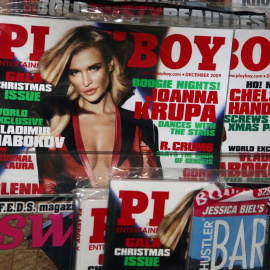 Portada de uno de los números de Playboy.