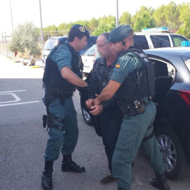 Traslado al juzgado del asesino de Eva Blanco. MINISTERIO DEL INTERIOR