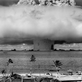 Prueba de una bomba nuclear de EEUU