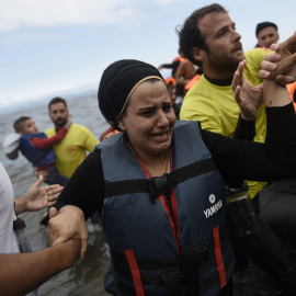 La desesperación de los refugiados está latente en cada uno de los rescates. Pro-Activa.