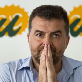 El candidato de IULV-CA a la Presidencia de la Junta de Andalucía, Antonio Maíllo. -EFE