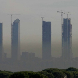Imagen de la contaminación en Madrid. EFE (Archivo)