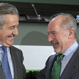 Miguel Blesa junto a Rodrigo Rato. EFE