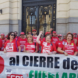 Concentración Coca Cola en Lucha en el Congreso.