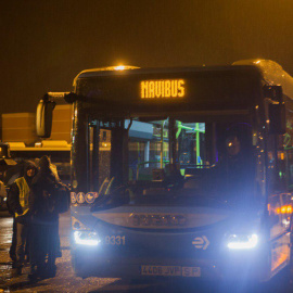 Huelga EMT Madrid. Foto #404 Comunicación Popular