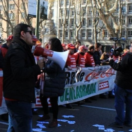 Manifestación contra la precariedad laboral