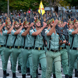 El desfile de las Fuerzas Armadas del año pasado./ EFE