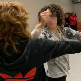 Mujeres en clase de defensa personal. GOBIERNO DE ARAGÓN