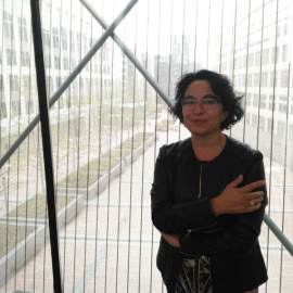 Amparo Bella Rando durante su entrevista con 'Público'. / A.L.M