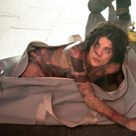 Fotograma del arranque del primer episodio de 'Blindspot'.